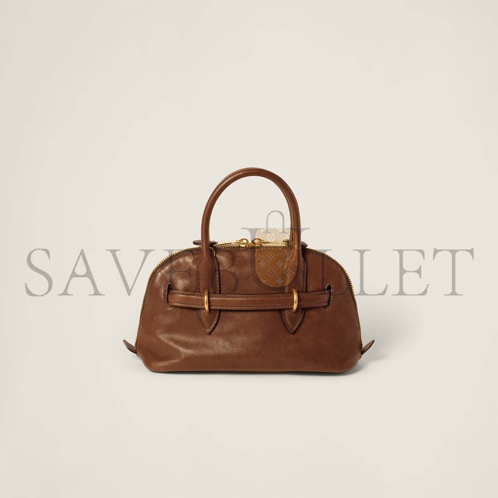 M1v M1v aventure nappa leather top-handle bag 5bb169 (28*16.5*10cm)